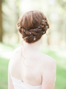 Thick-braided-wedding-hairstyle-crown-with-babys-breath